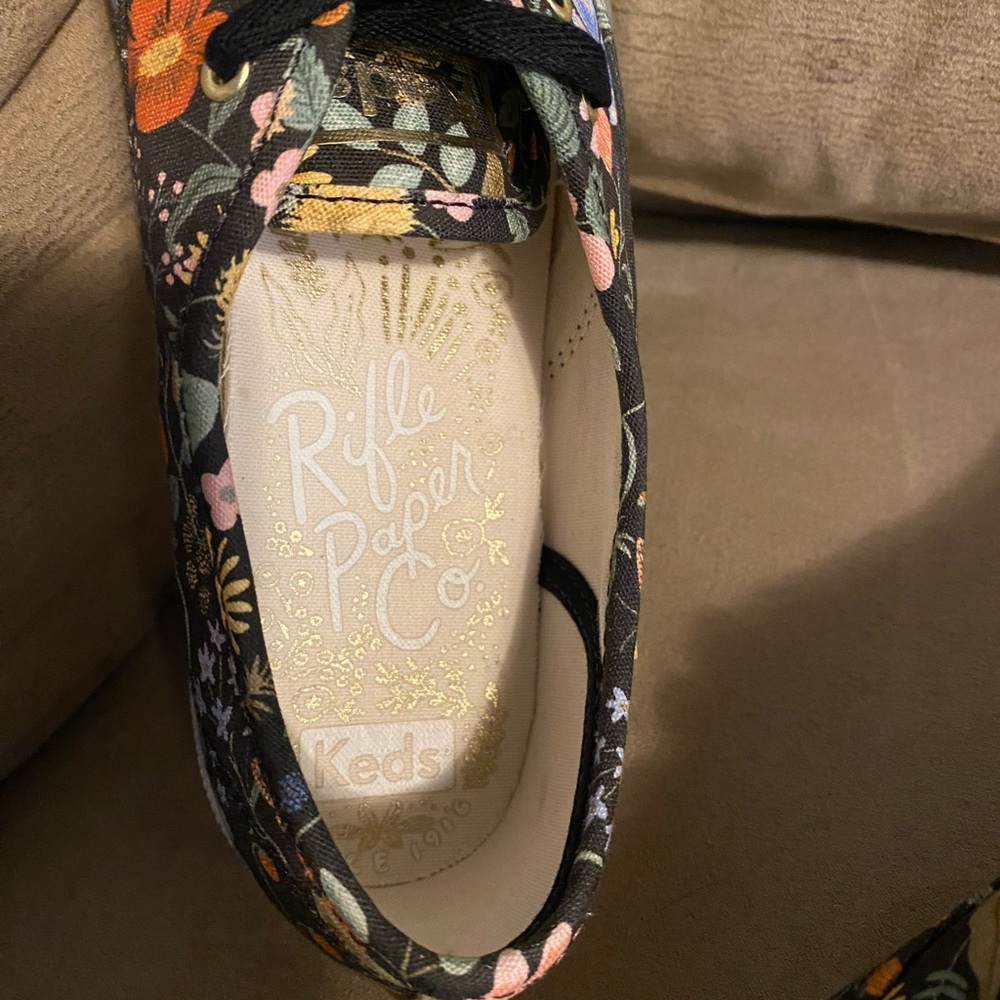 Keds x Rifle Paper Co Champion Floral Sneakers Strawberry Fields Women - Picture 7 of 7